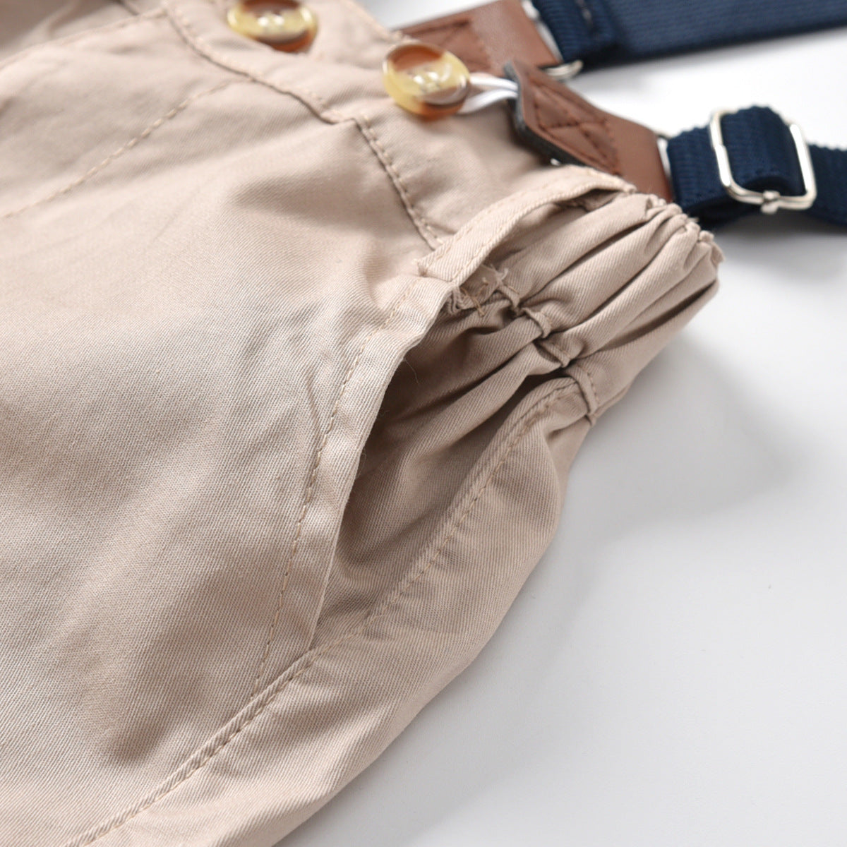 Infant Boys Blue Striped Shirt with Trousers