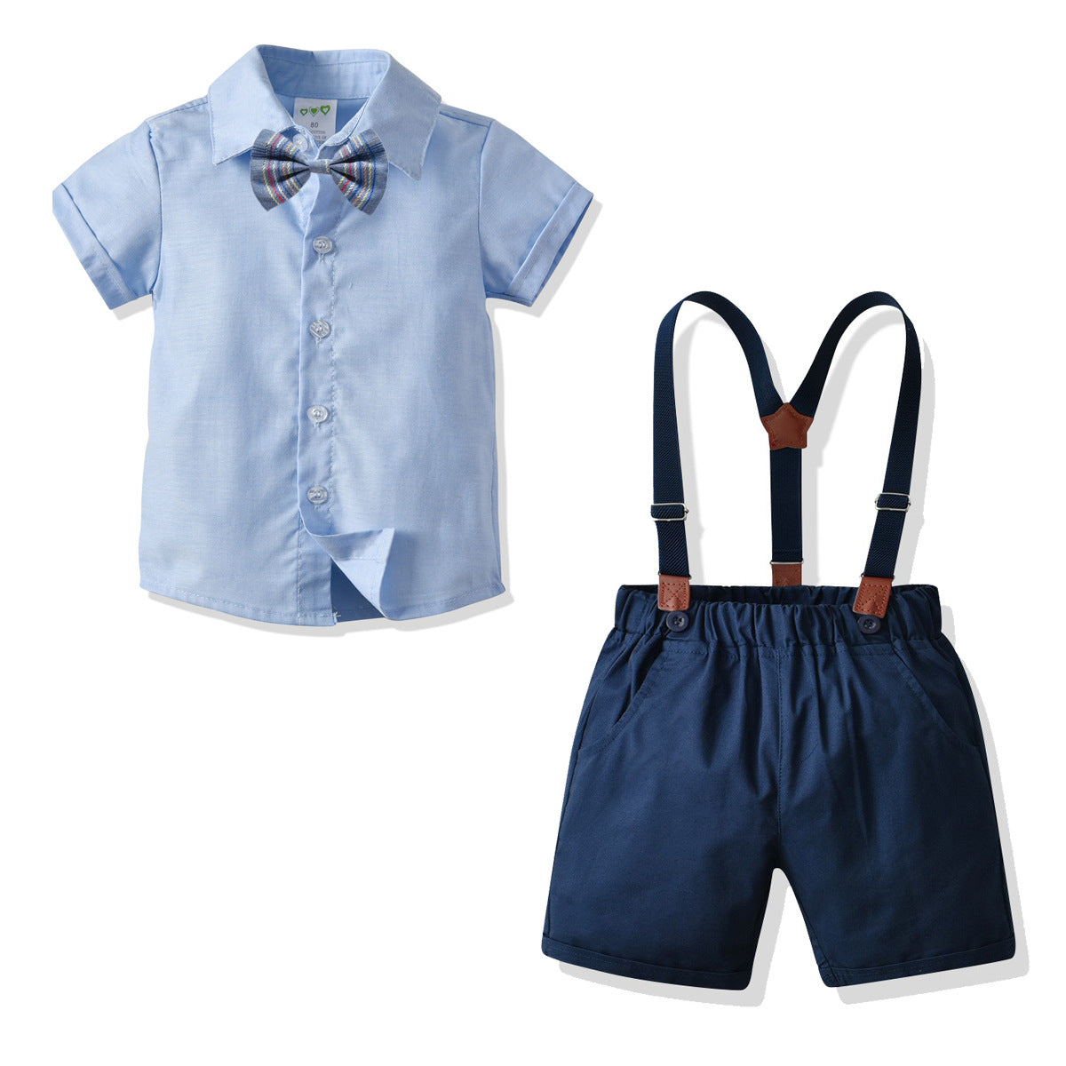 Boys Blue Shirt with Shorts