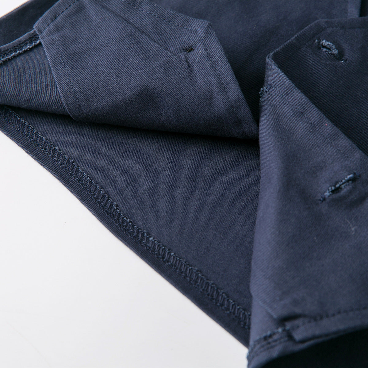 Boys  Navy blue & White 3 Piece Suit