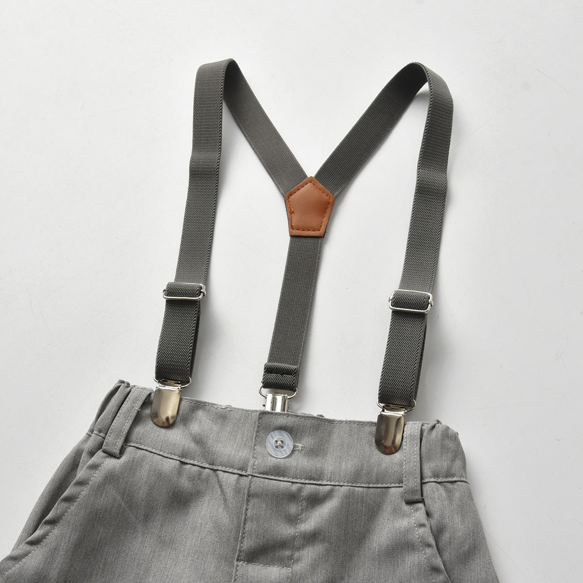 Boys Grey Shirt With Trousers