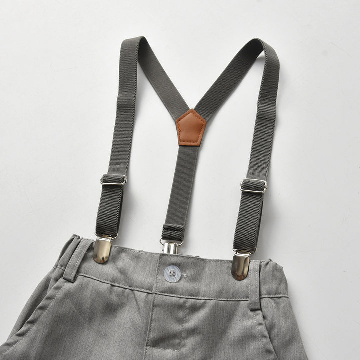 Boys Grey Shirt With Trousers