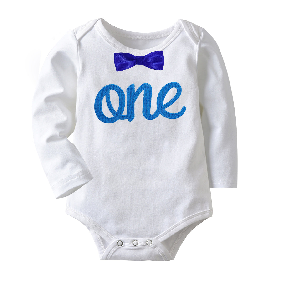 Boys White & Blue Typography Printed Shirt with Trousers