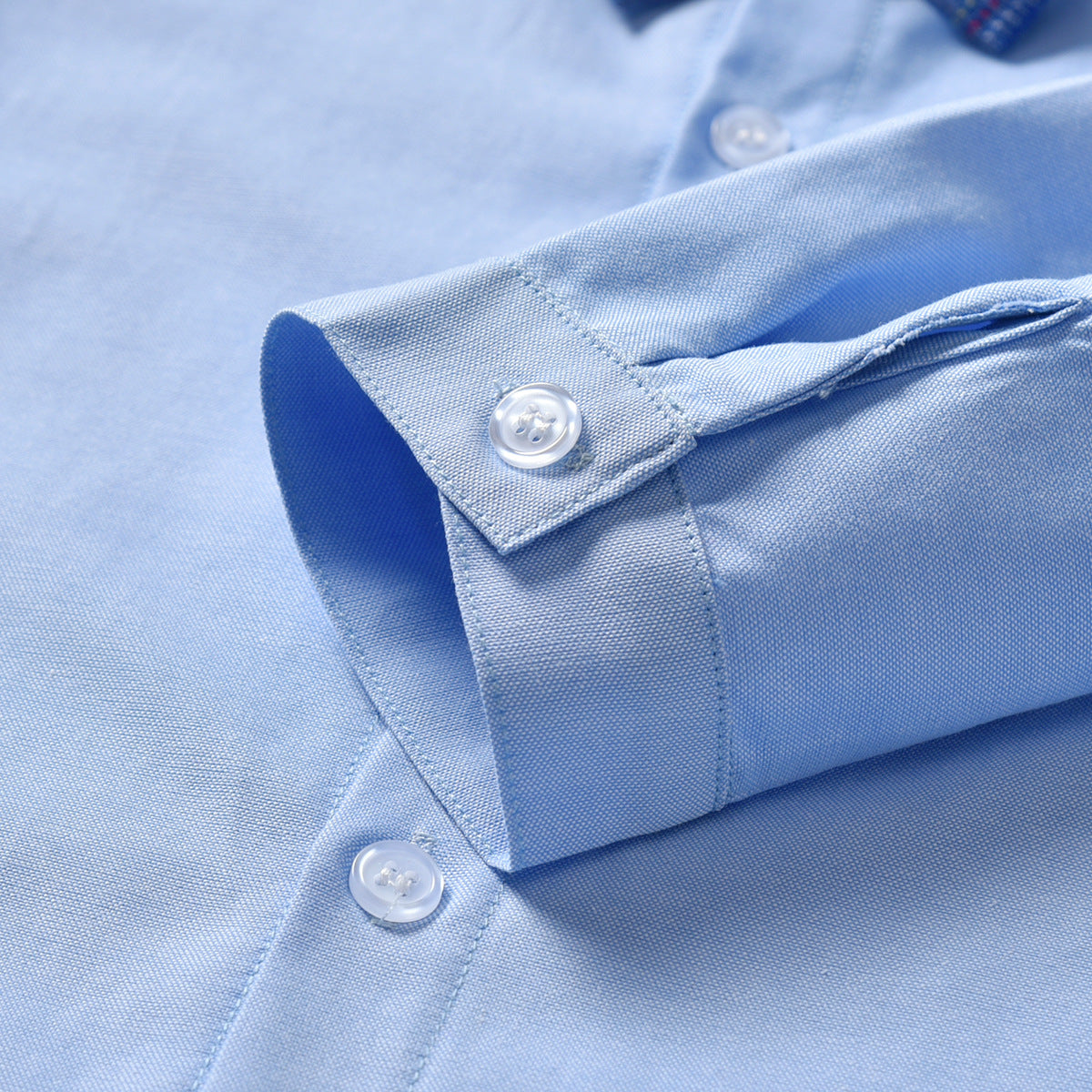 Boys Blue Shirt Collar Long Sleeve Shirt With Trouser & Suspender