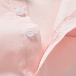 Boys Pink Long Sleeves Shirt With Trousers