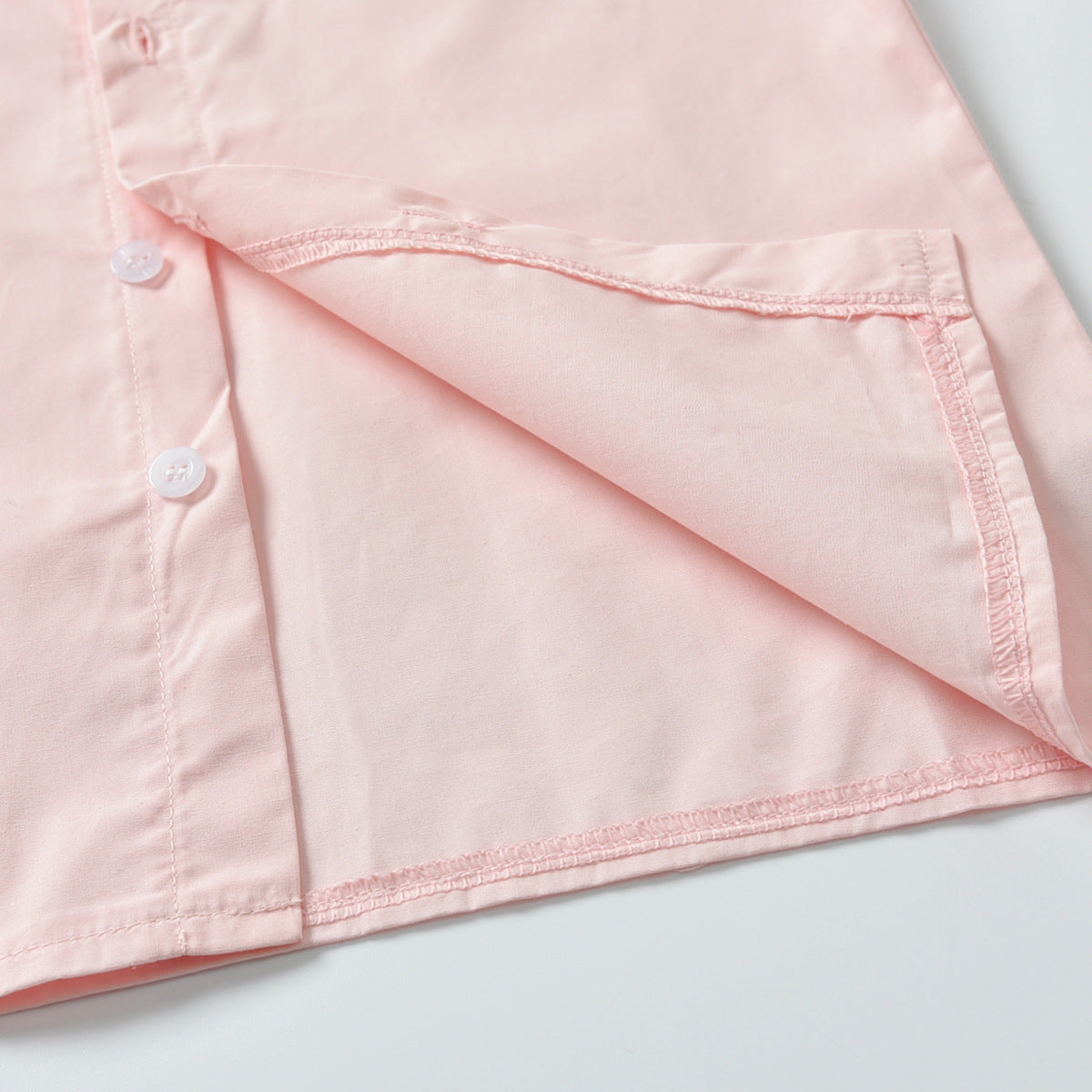 Boys Pink Long Sleeves Shirt With Trousers