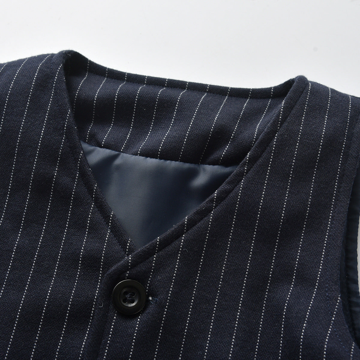 Boys Maroon Shirt with Trousers And Striped Waistcoat