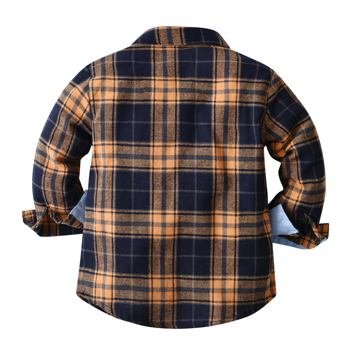 Boys Yellow Checked Shirt with Trousers & Suspenders