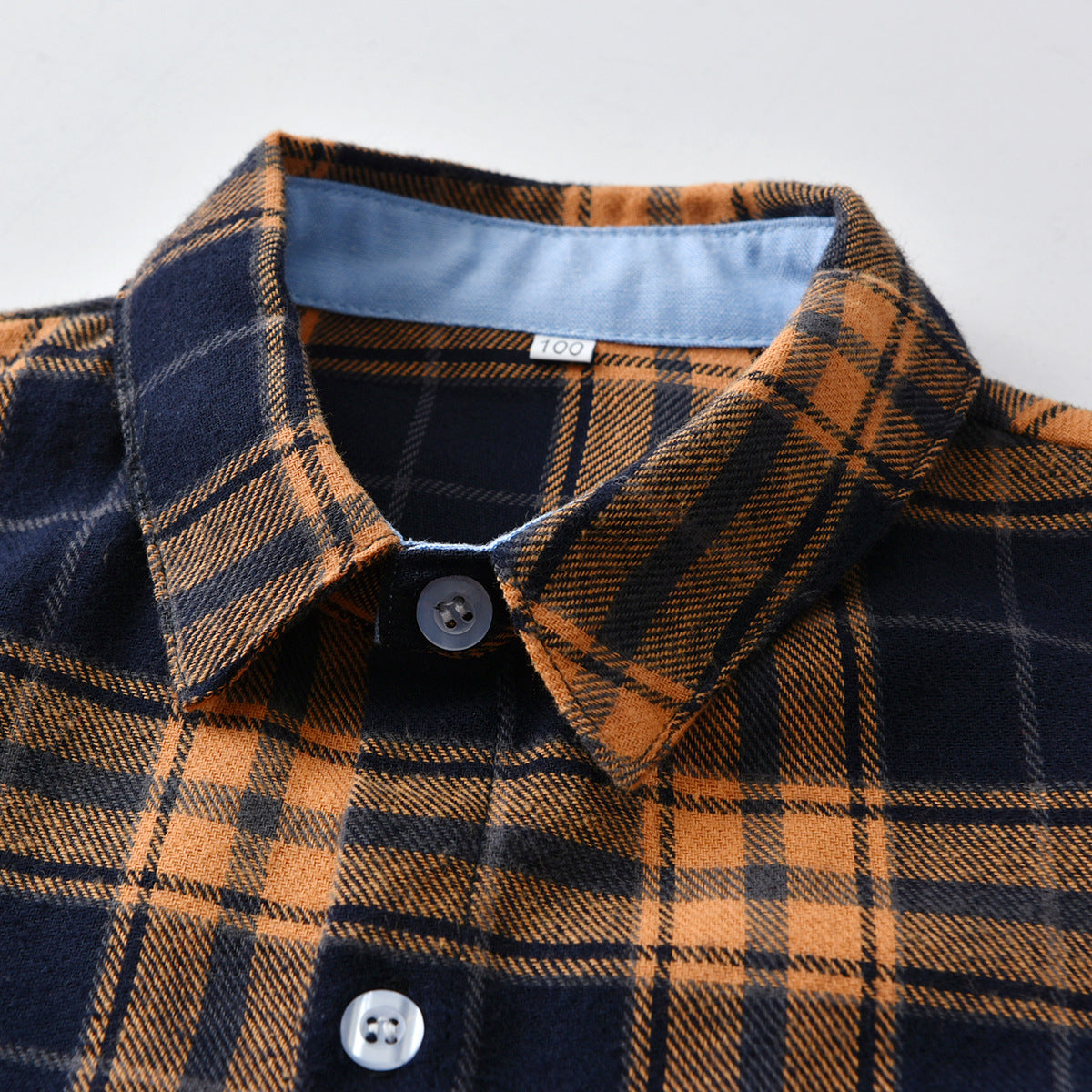 Boys Yellow Checked Shirt with Trousers & Suspenders