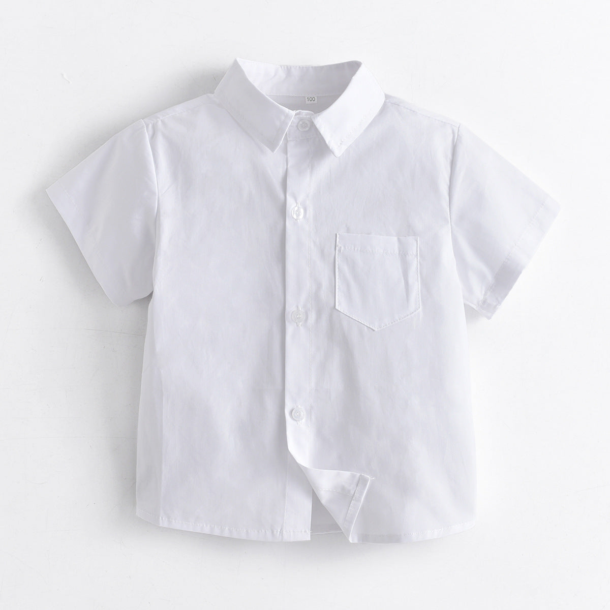 Boys White Shirt with Shorts