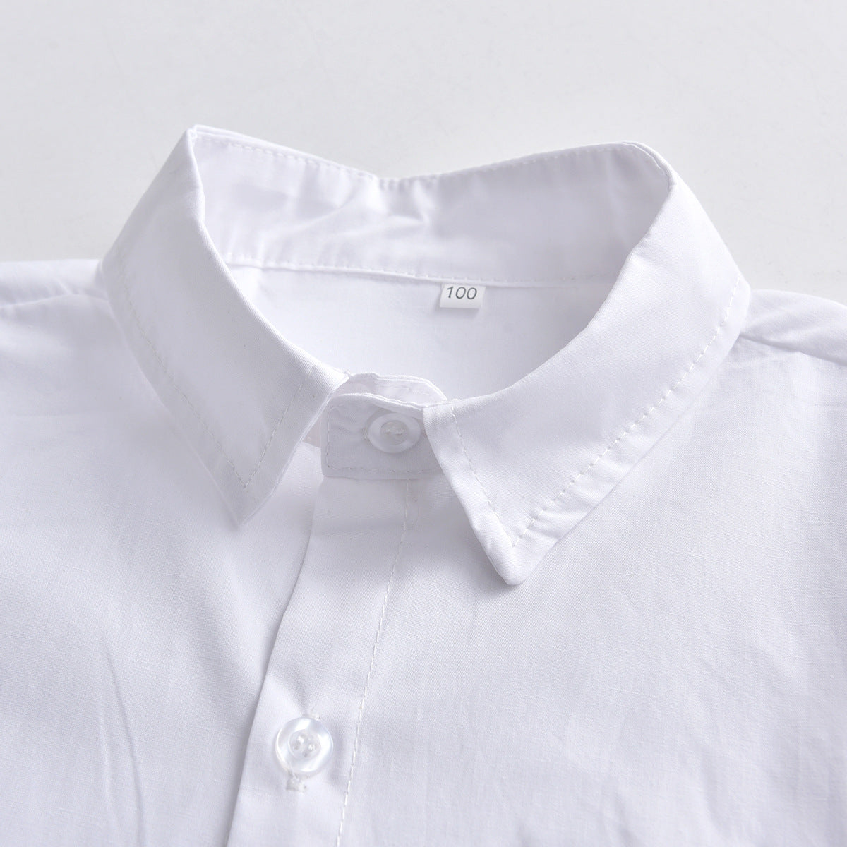 Boys White Shirt with Shorts