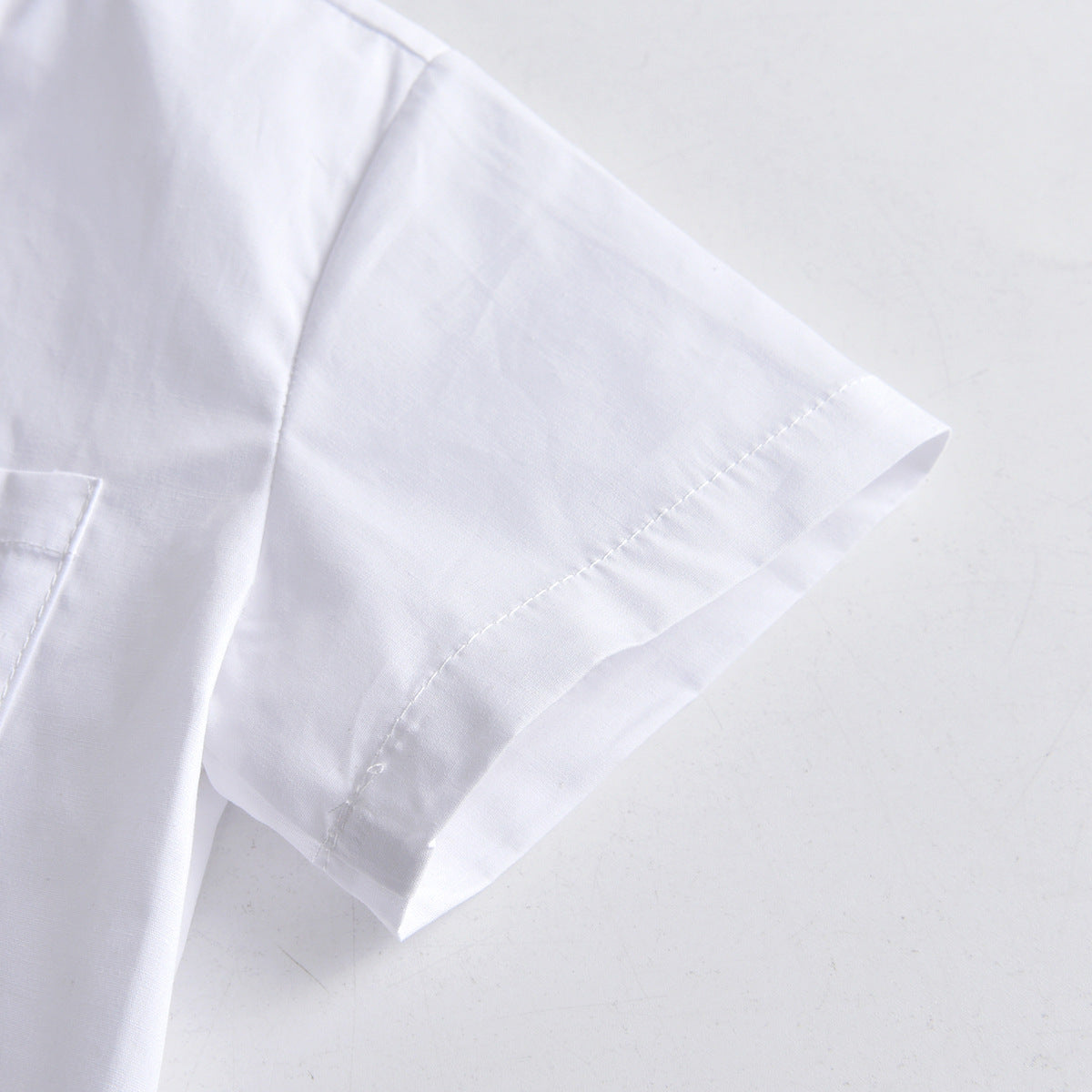 Boys White Shirt with Shorts