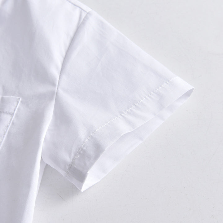 Boys White Shirt with Shorts