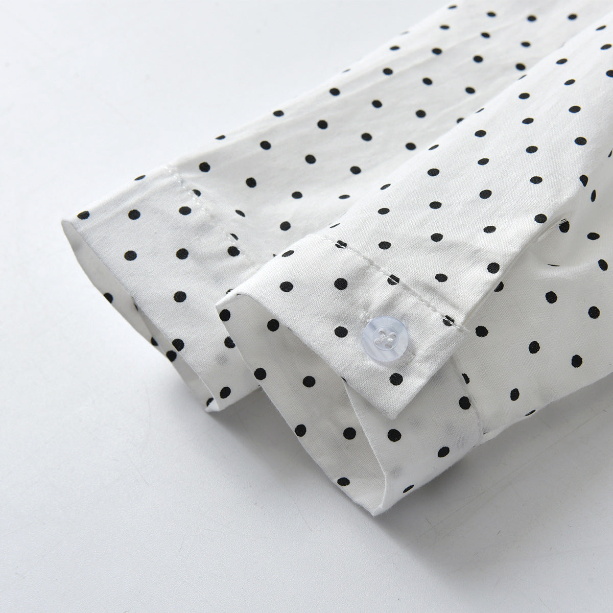 Boys White & Brown Polka Dot Printed 3 Piece Suit