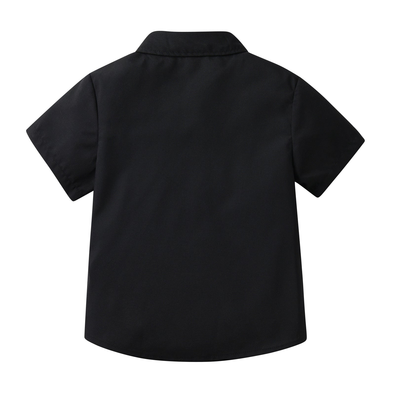 Boys Black & Beige Colourblocked Casual Shirt