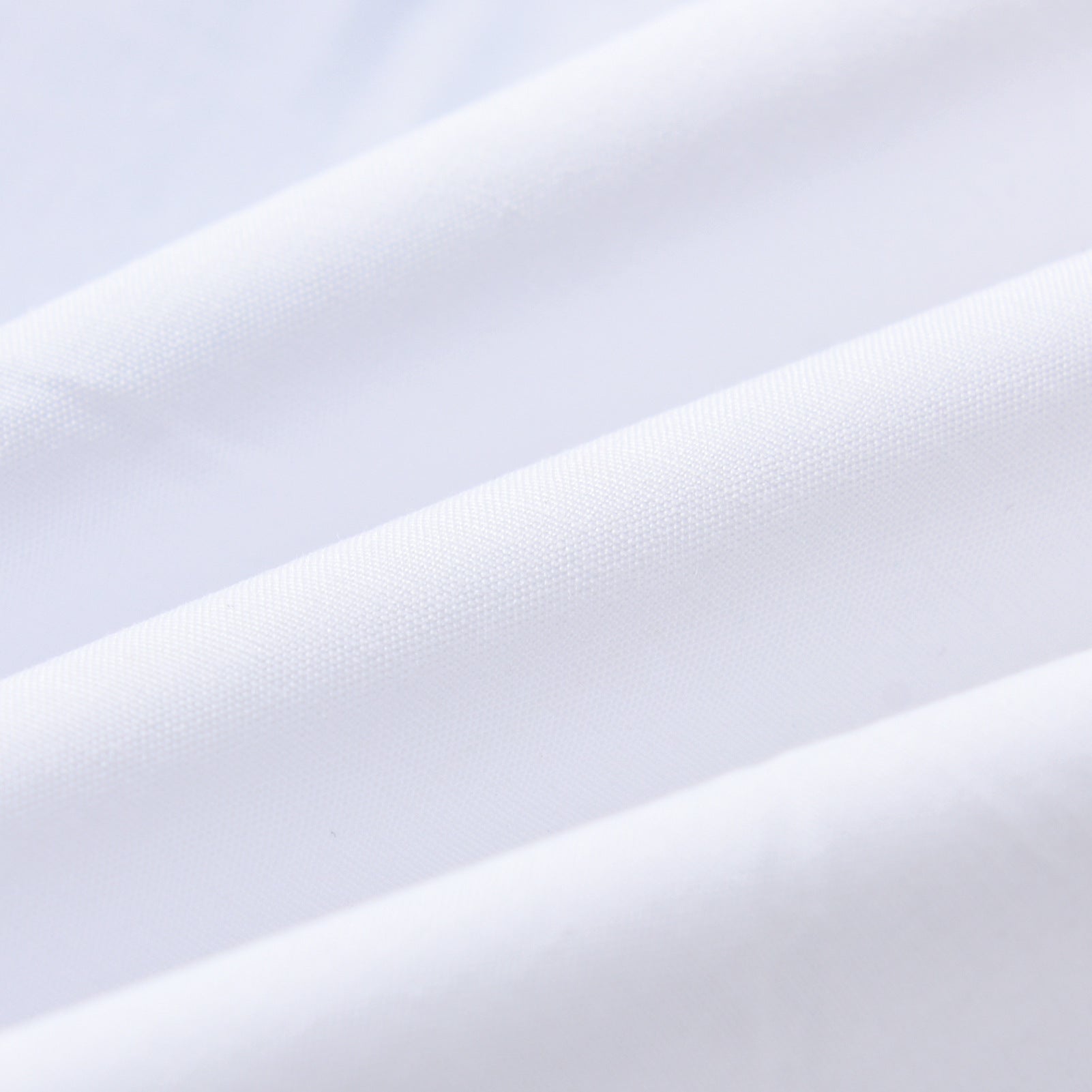 Boys White Band Collar Vertical Striped Casual Shirt