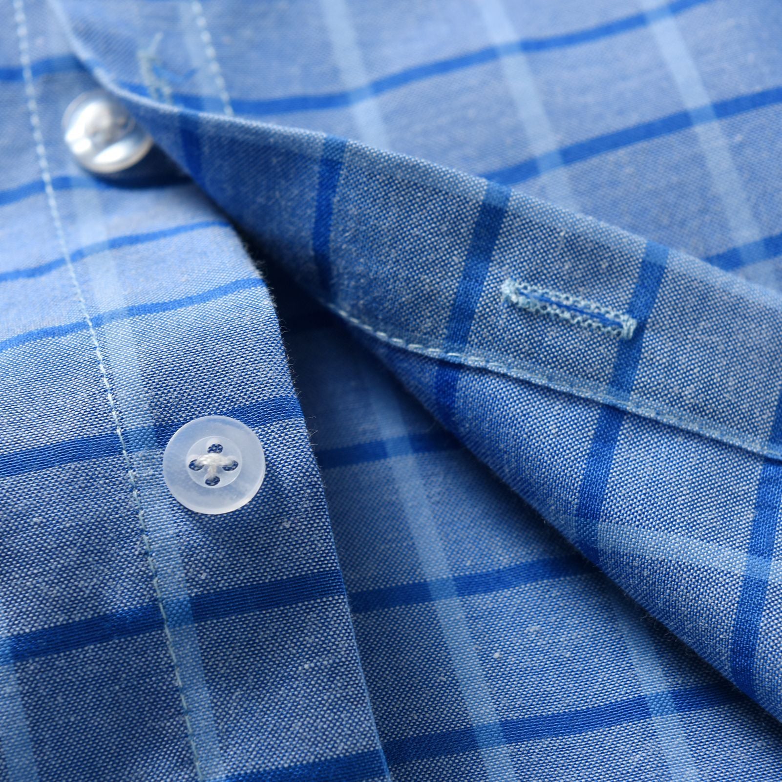 Boys Blue Checked Casual Shirt