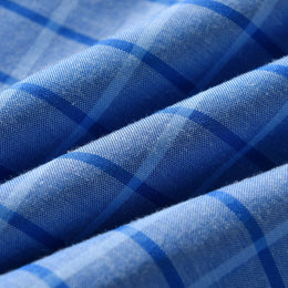 Boys Blue Checked Casual Shirt