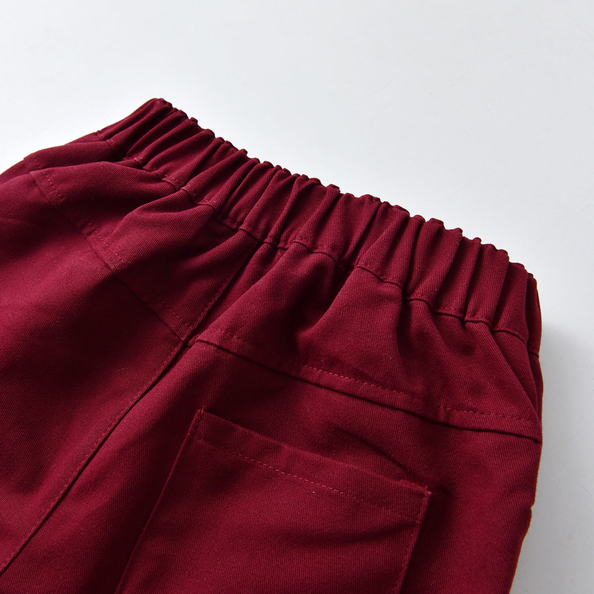 Boys Checked Shirt with Trousers And Suspenders