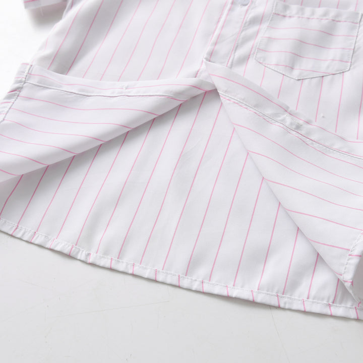 Boys Khaki Shirt With Shorts