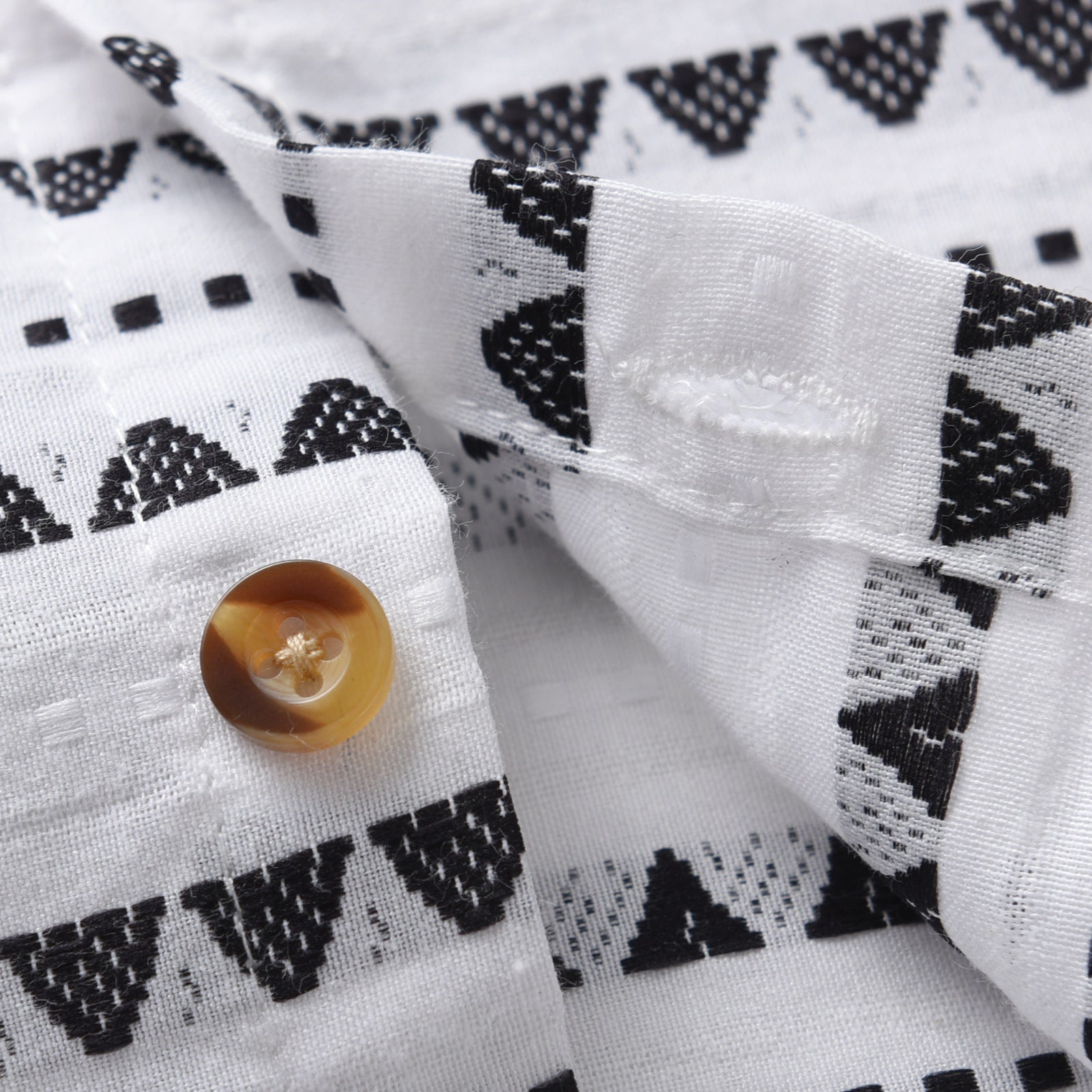Boys Grey Geometric Printed Casual Shirt