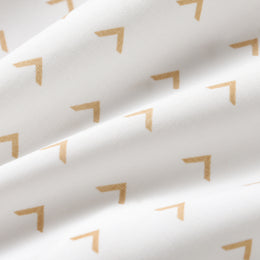 Infants Boys White & Beige Printed Shirt with Shorts