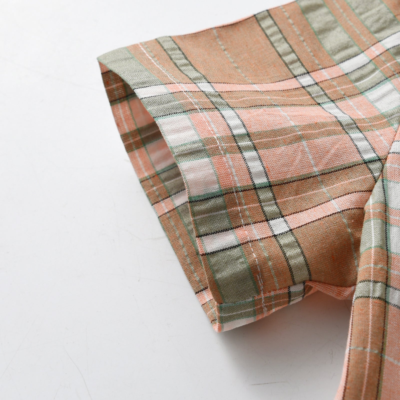 Boys Brown Tartan Checked Casual Shirt