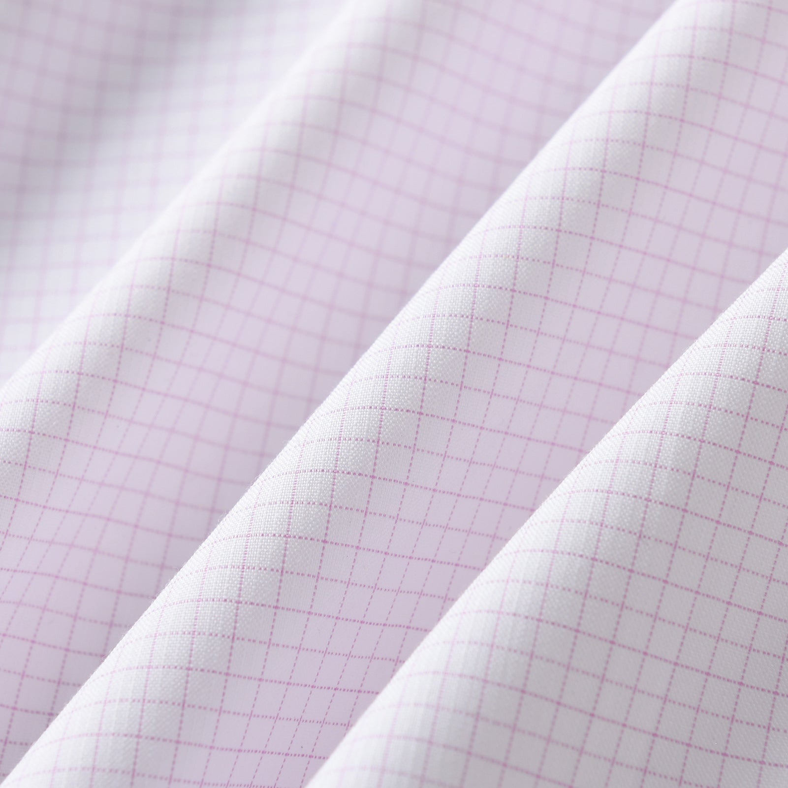 Infant Boys White Micro Checked Casual Shirt