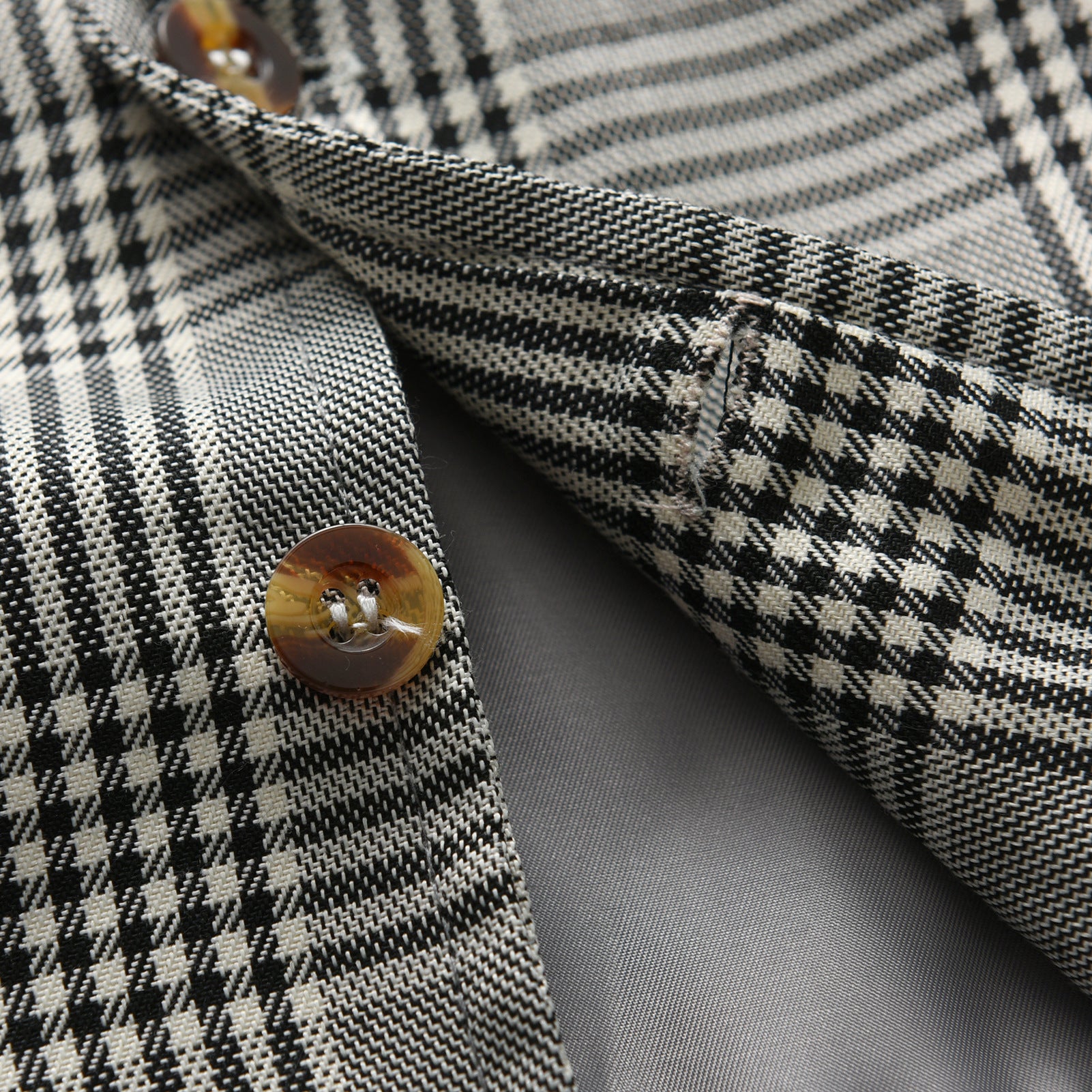 Boys Blue & Grey Checked 3 Piece Suit