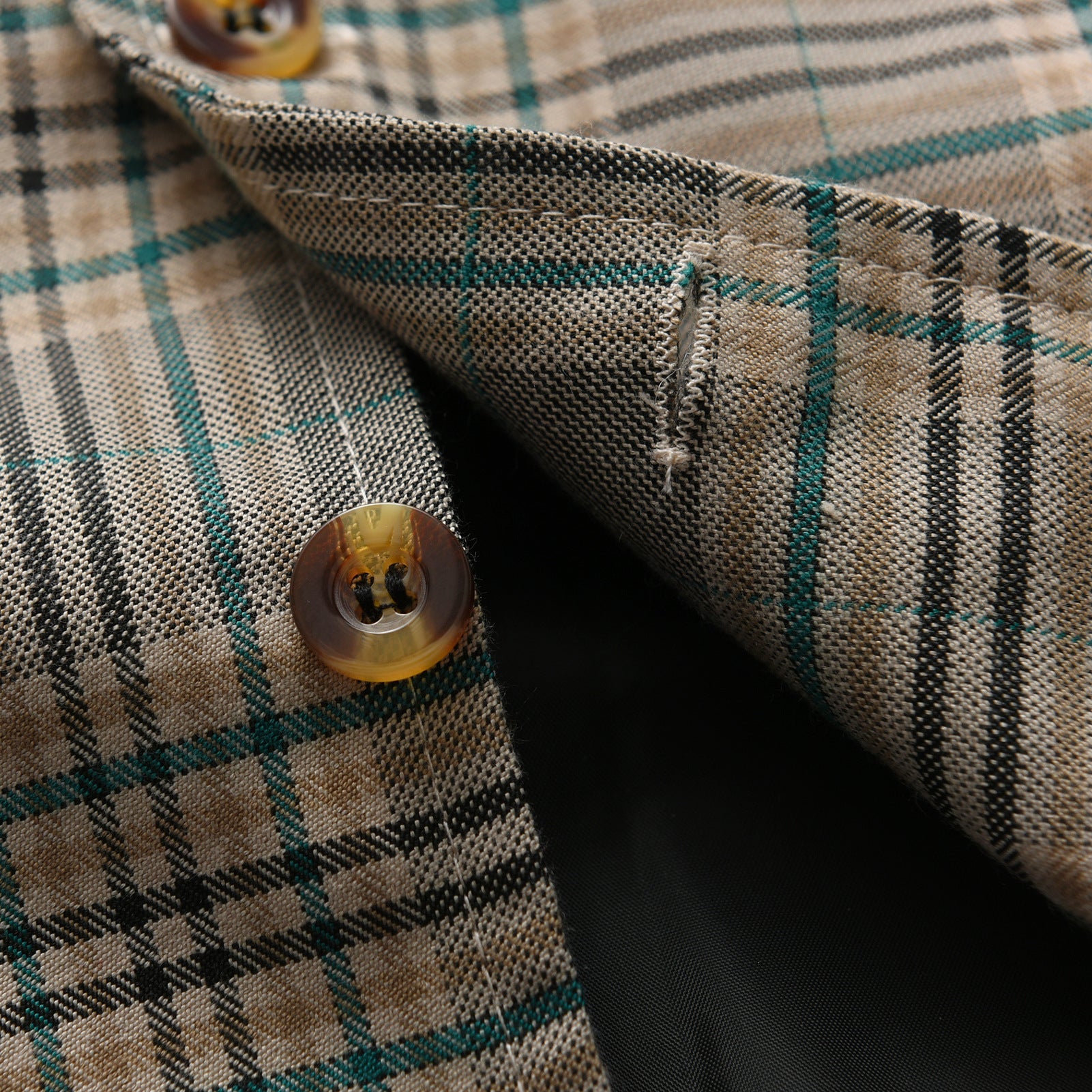 Boys Grey & Pink Checked 3 Piece Suit