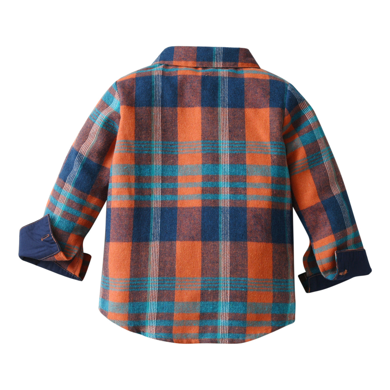 Boys Blue Tartan Checked Casual Shirt