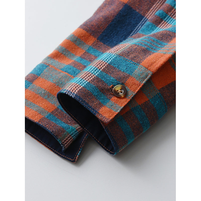 Boys Blue Tartan Checked Casual Shirt