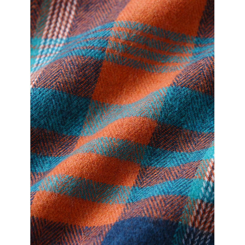 Boys Blue Tartan Checked Casual Shirt