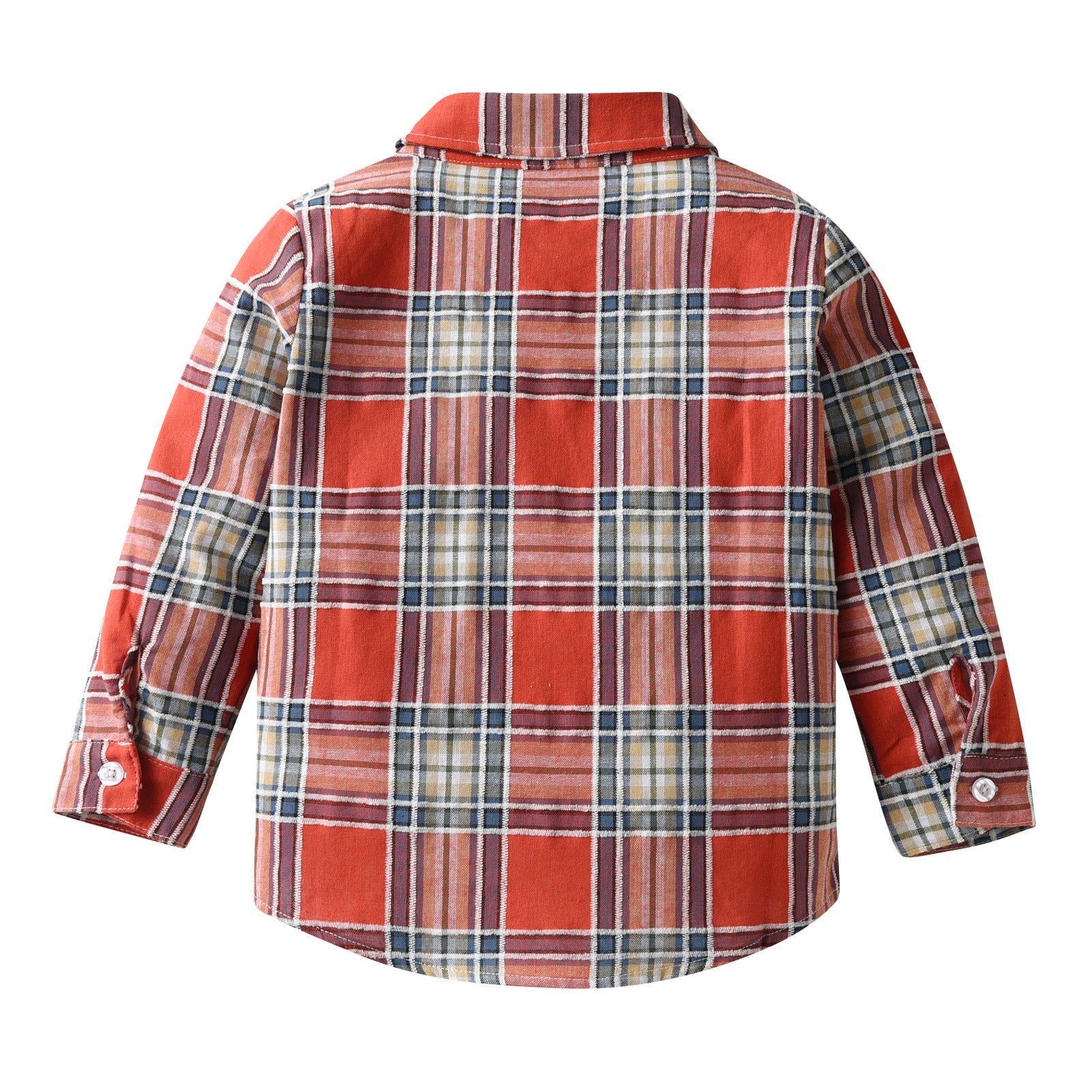 Infant Boys Red Tartan Checked Casual Shirt