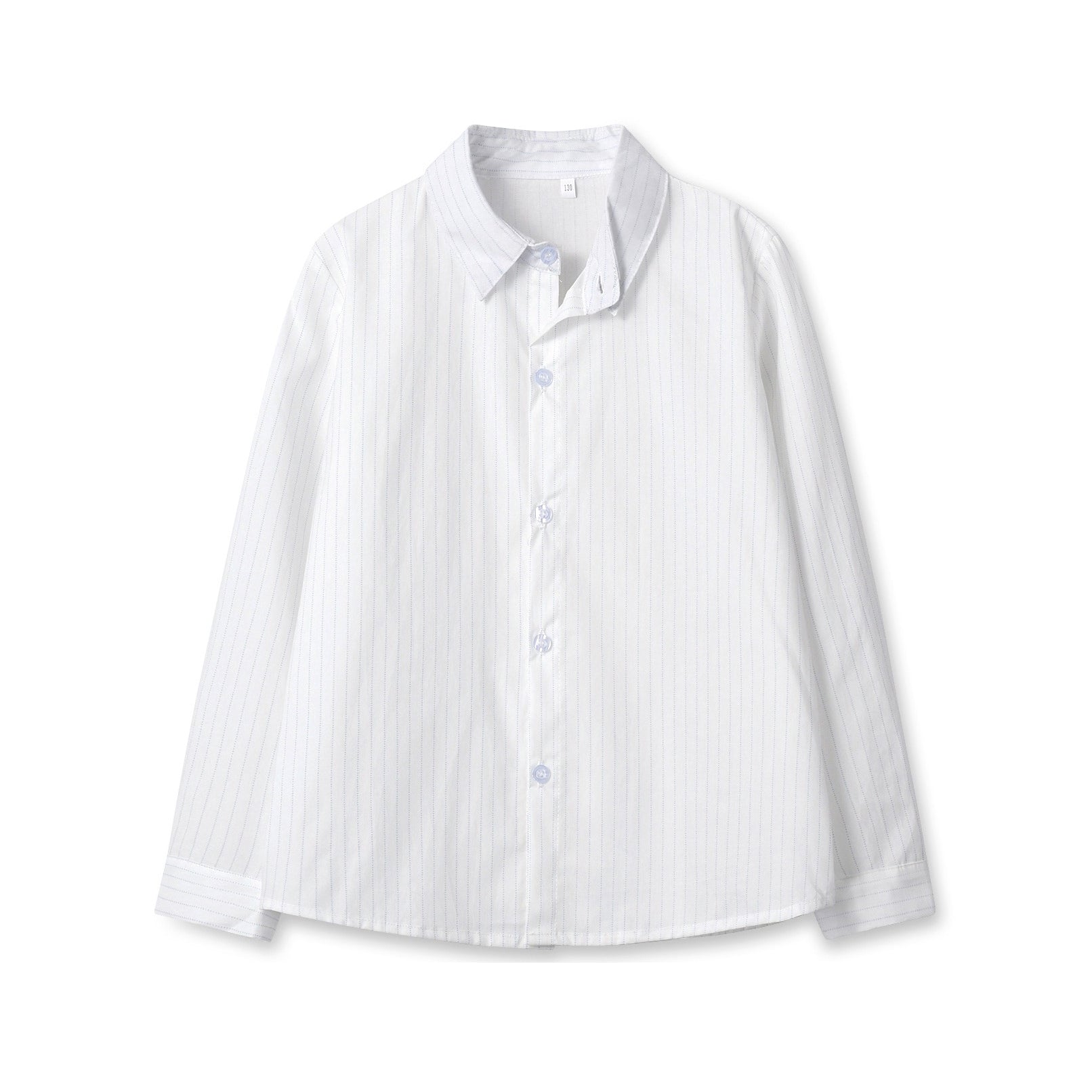 White Boys Striped Casual Shirt