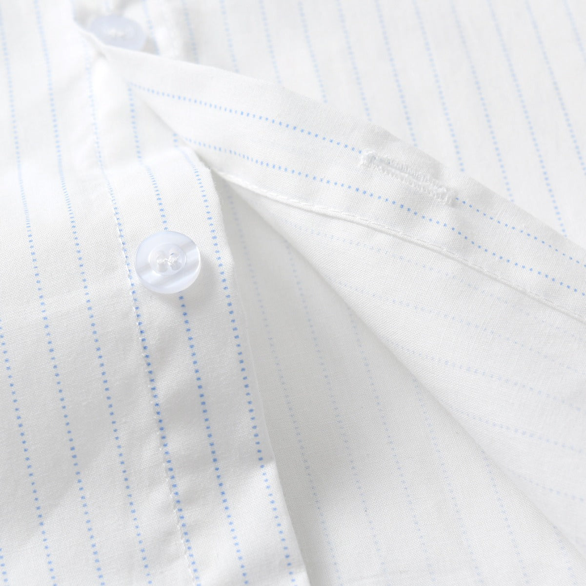 White Boys Striped Casual Shirt