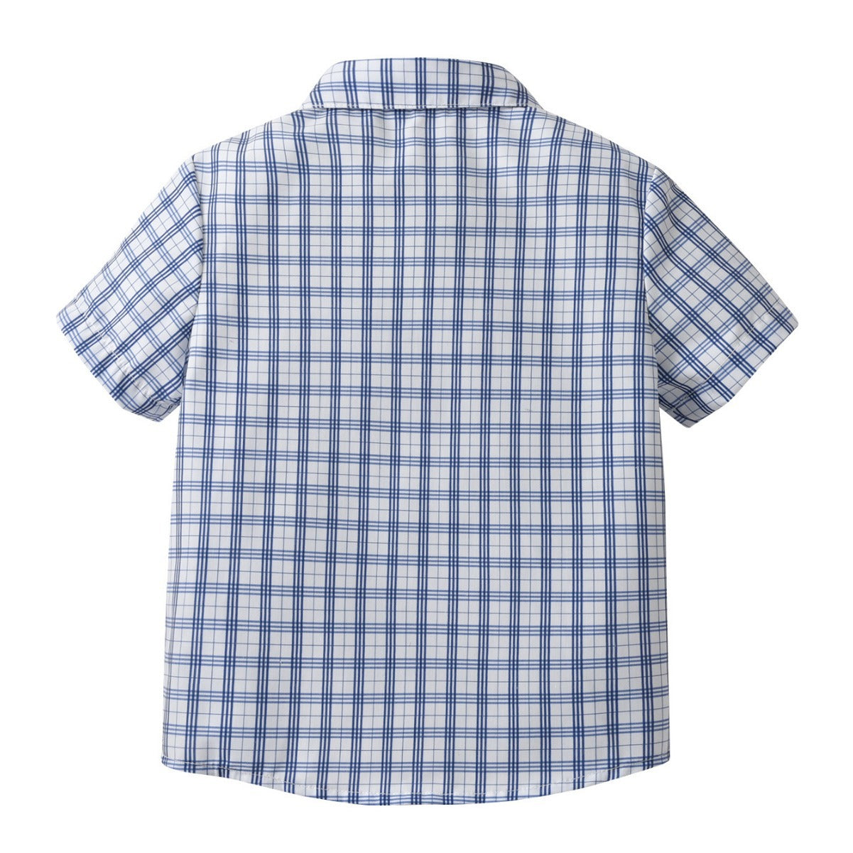 Blue Boys Checked Casual Shirt