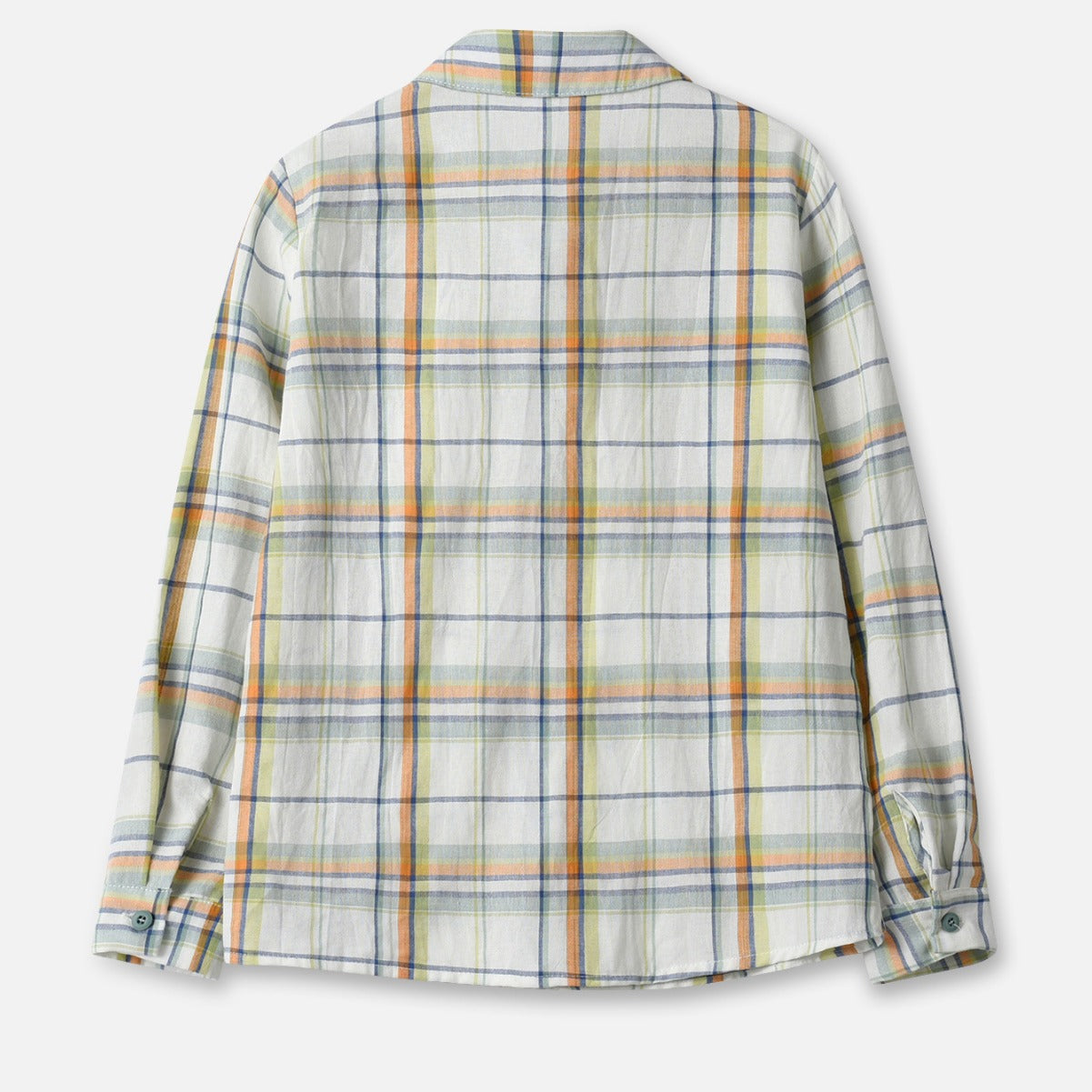 Beige Boys Tartan Checked Casual Shirt