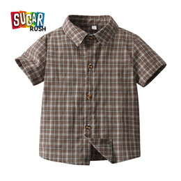 Boys Checked Casual Shirt