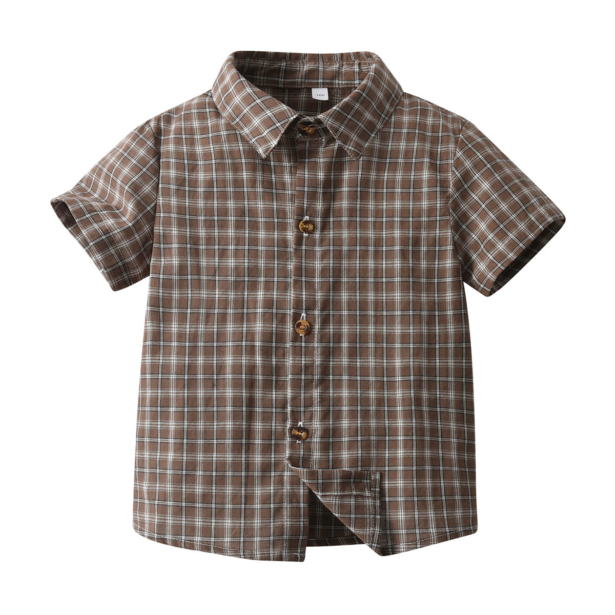 Boys Checked Casual Shirt