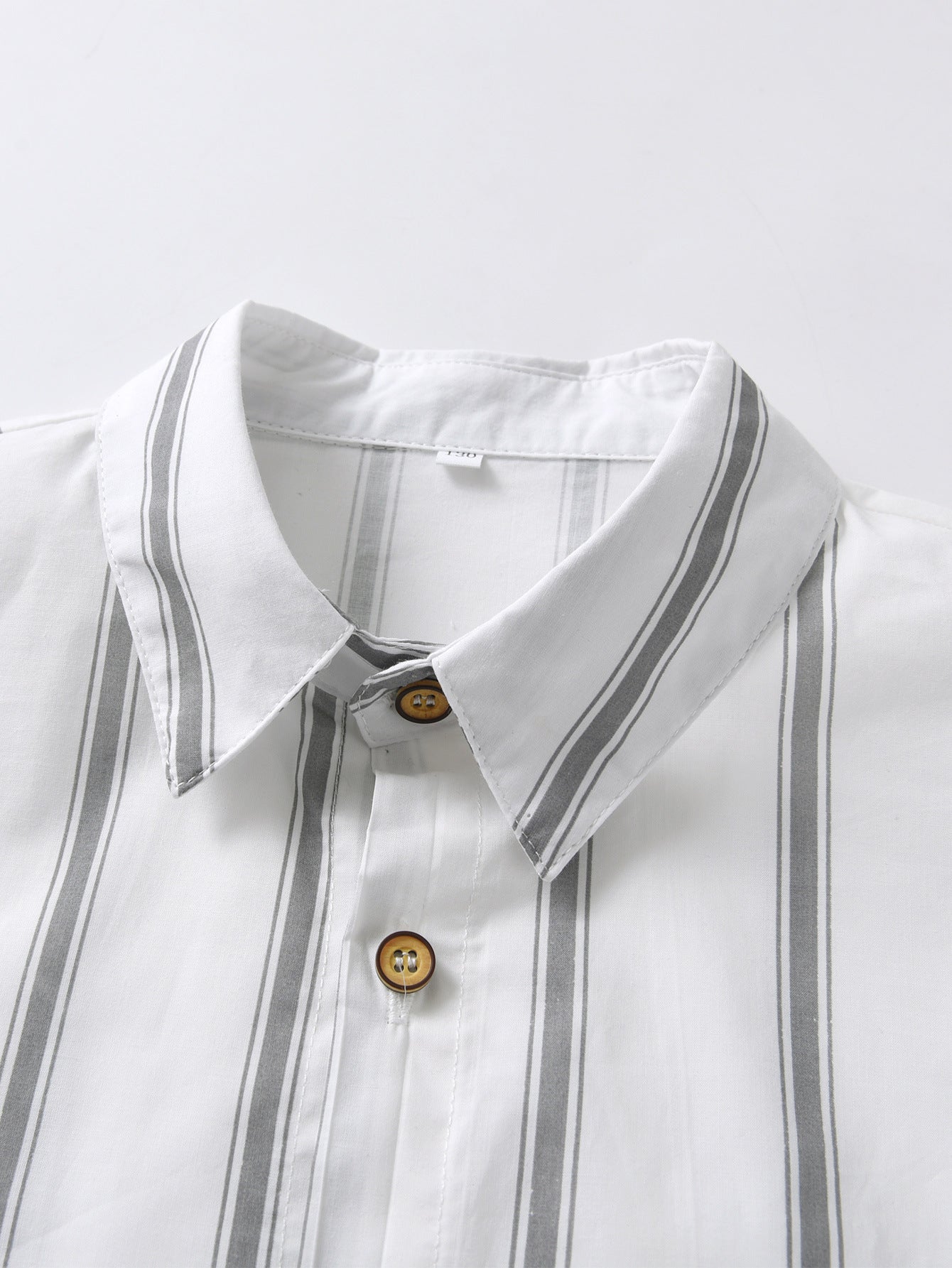 Boys Opaque Striped Casual Shirt