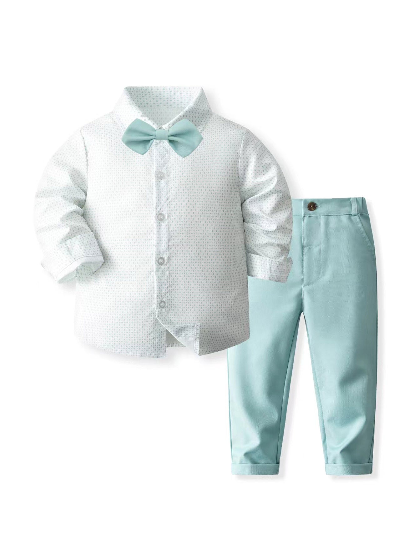 Boys Printed Shirt with Trousers