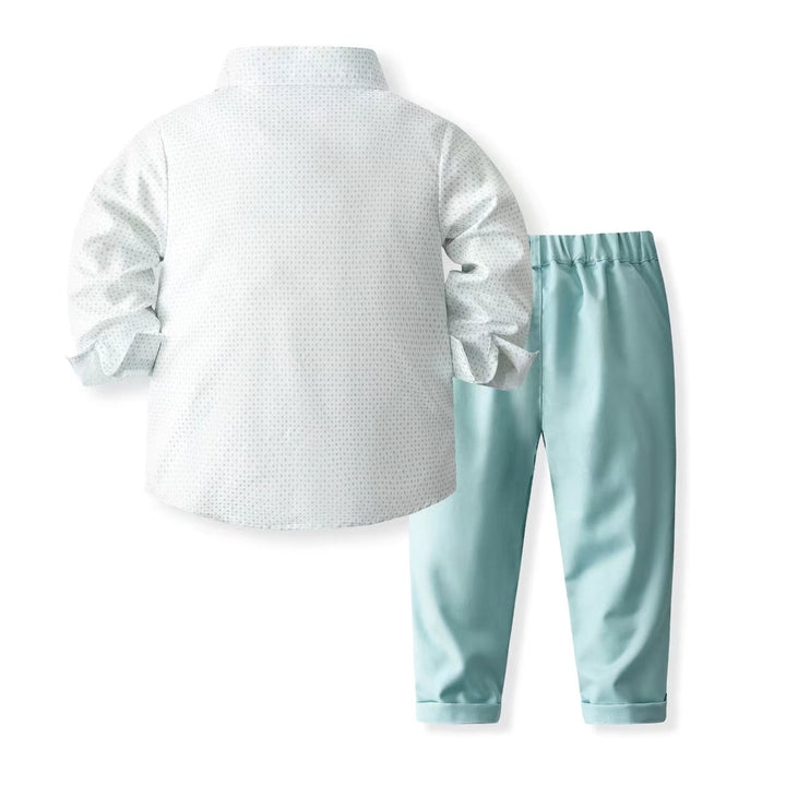 Boys Printed Shirt with Trousers