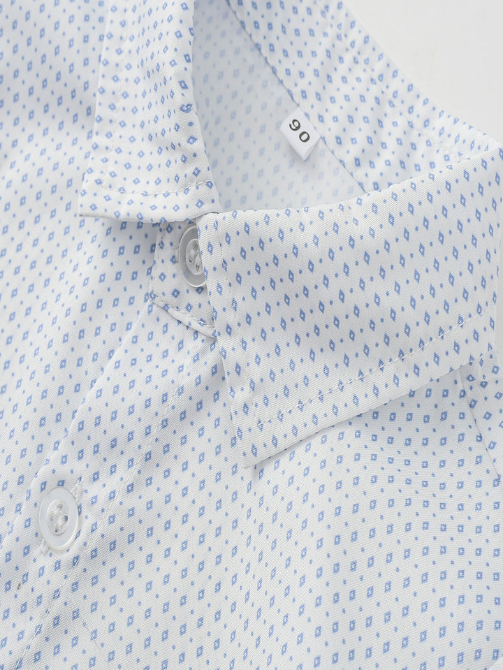 Boys Printed Shirt with Trousers