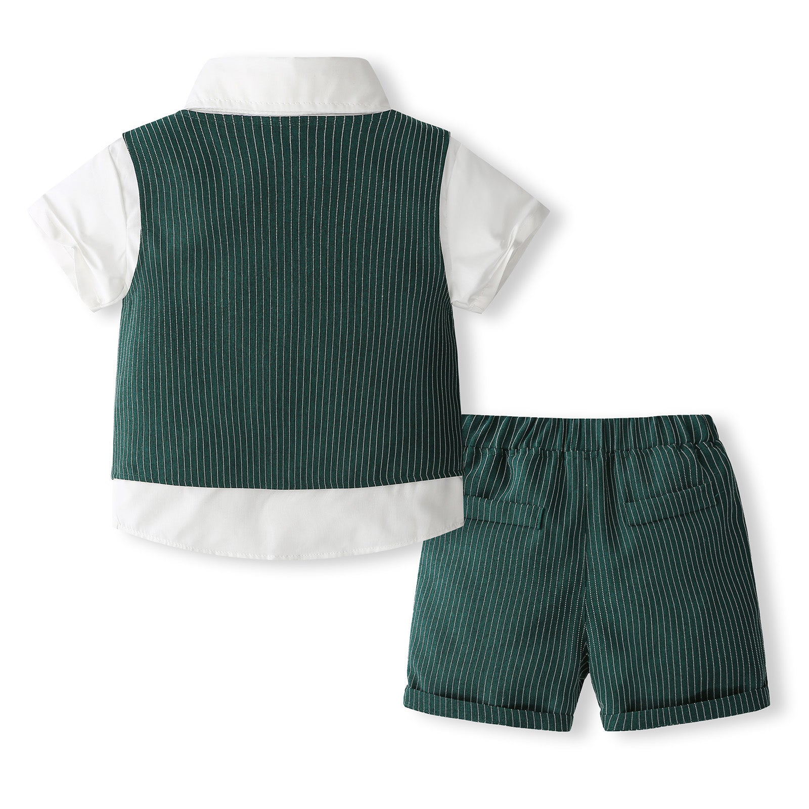 Striped Cotton 3 Piece Suit