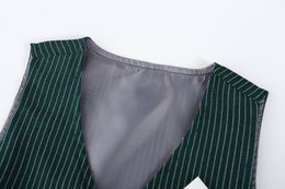 Striped Cotton 3 Piece Suit