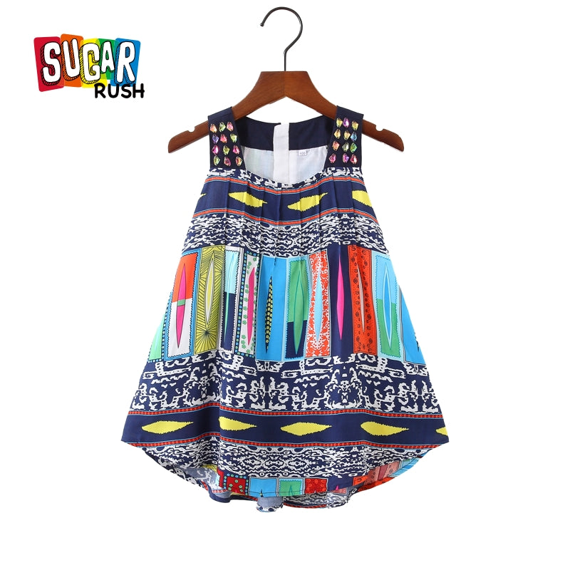 Print A-Line Dress