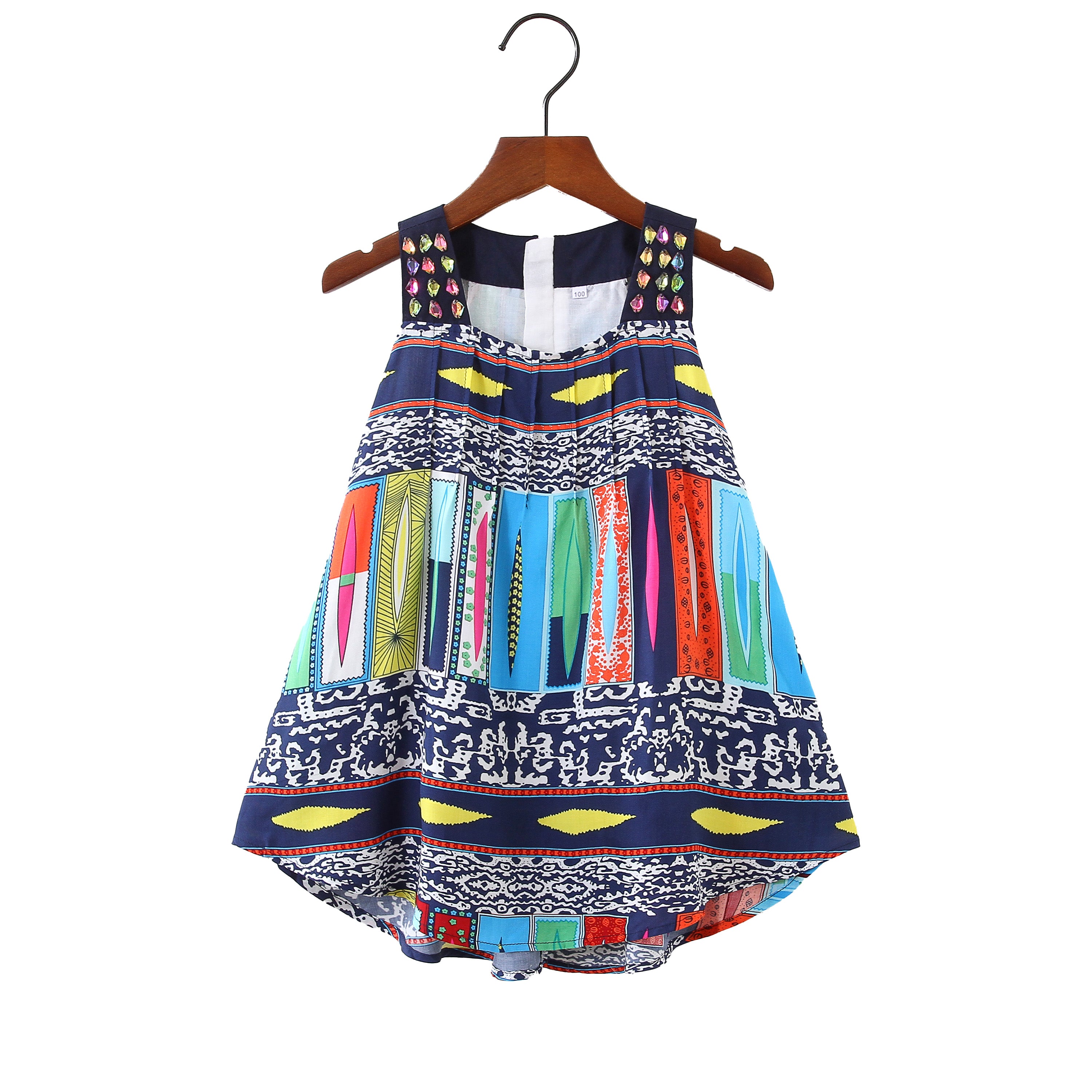 Print A-Line Dress