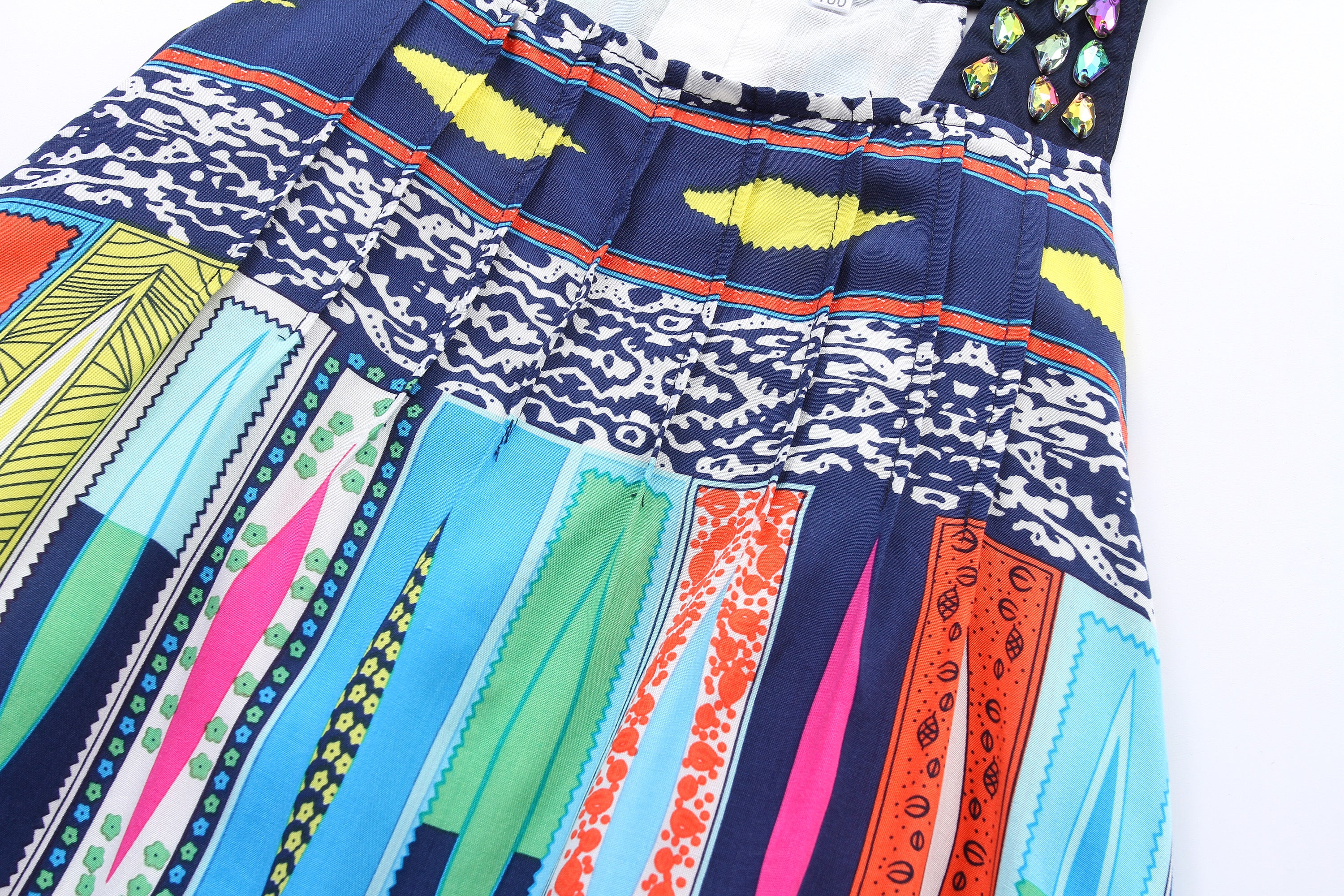 Print A-Line Dress