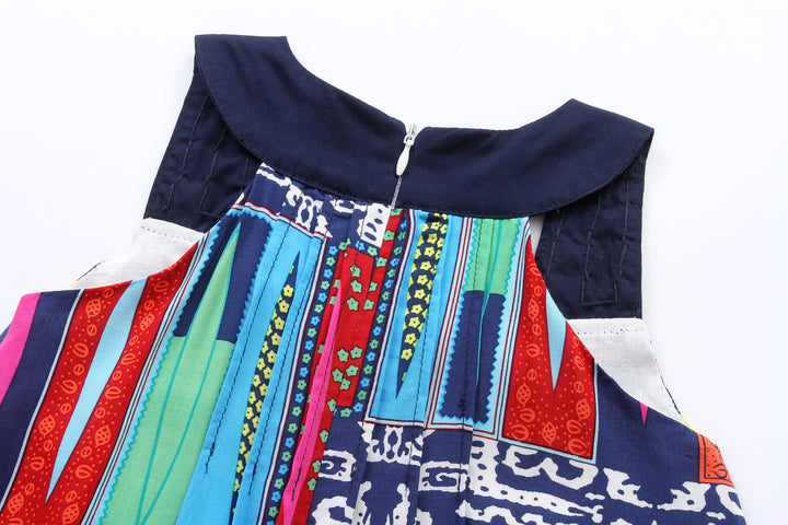 Print A-Line Dress