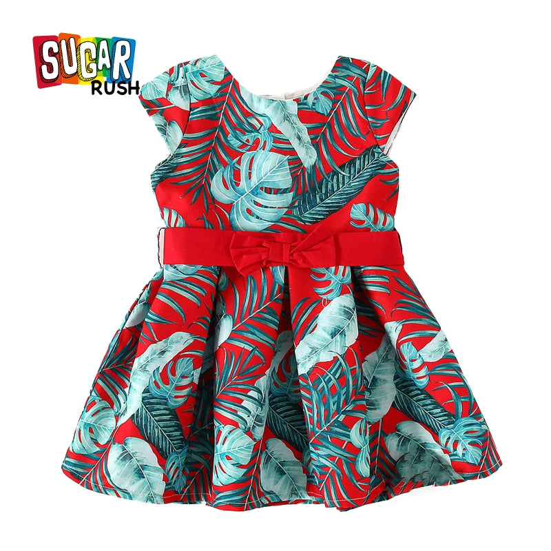 Print Fit & Flare Dress